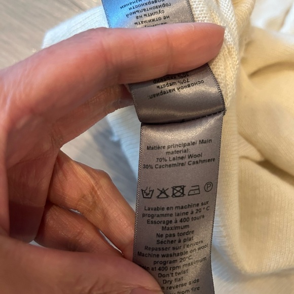 Zadig & Voltaire Gaby Amour Strass Wool & Cashmere-Blend Sweater Women Size S - Picture 7 of 7